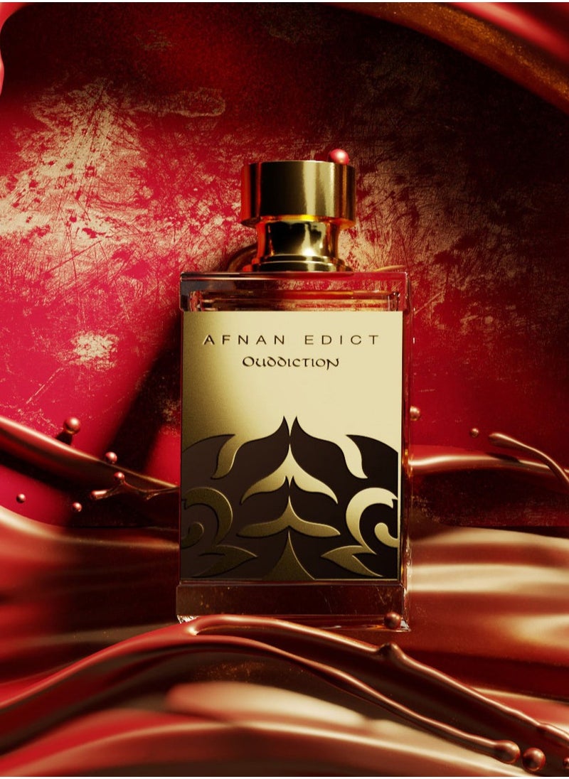 Afnan Edict Ouddiction Unisex Eau De Parfum 80 ML  - Image 3
