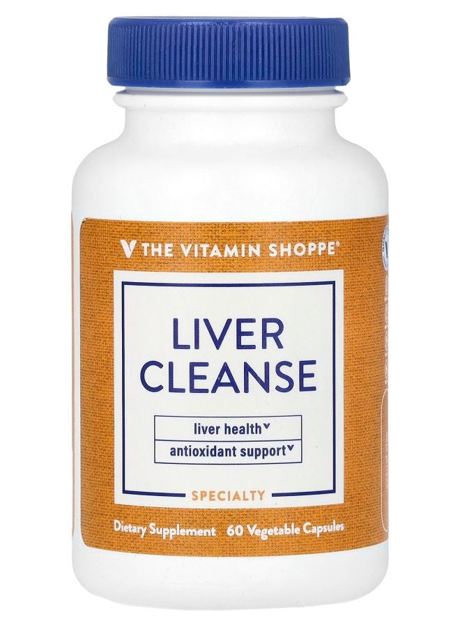The Vitamin Shoppe Liver Cleanse 60 Vegetable Capsules - Image 1