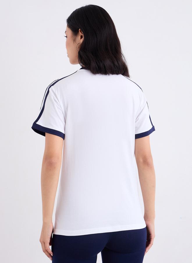 Styli Women White Regular Fit Printed T-Shirt - Image 5