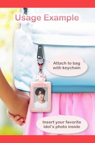 SanrioOriginal Card Holder Keychain (Japan Import) - Includes Cherry Blossom Message Card ([NEW] Kitty) - Image 4