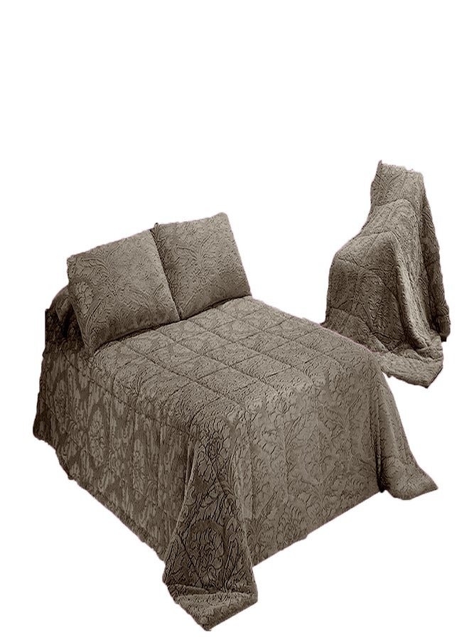 Mora spain Mora Blanket - Model: Allegiance Infinity Size: 220*240 + 2 blushers 50*70 - Weight: 5.5 kg - Image 2