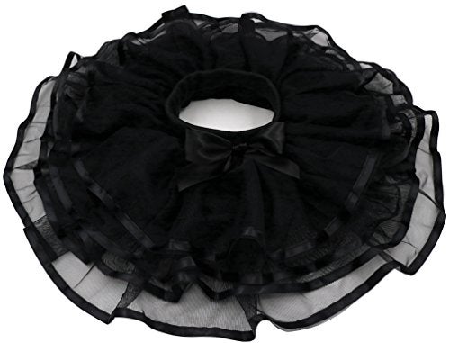 Tortoise & Rabbit Little Girls and Big Girls Tulle Tutu Skirt,Black,4-5T - Image 5