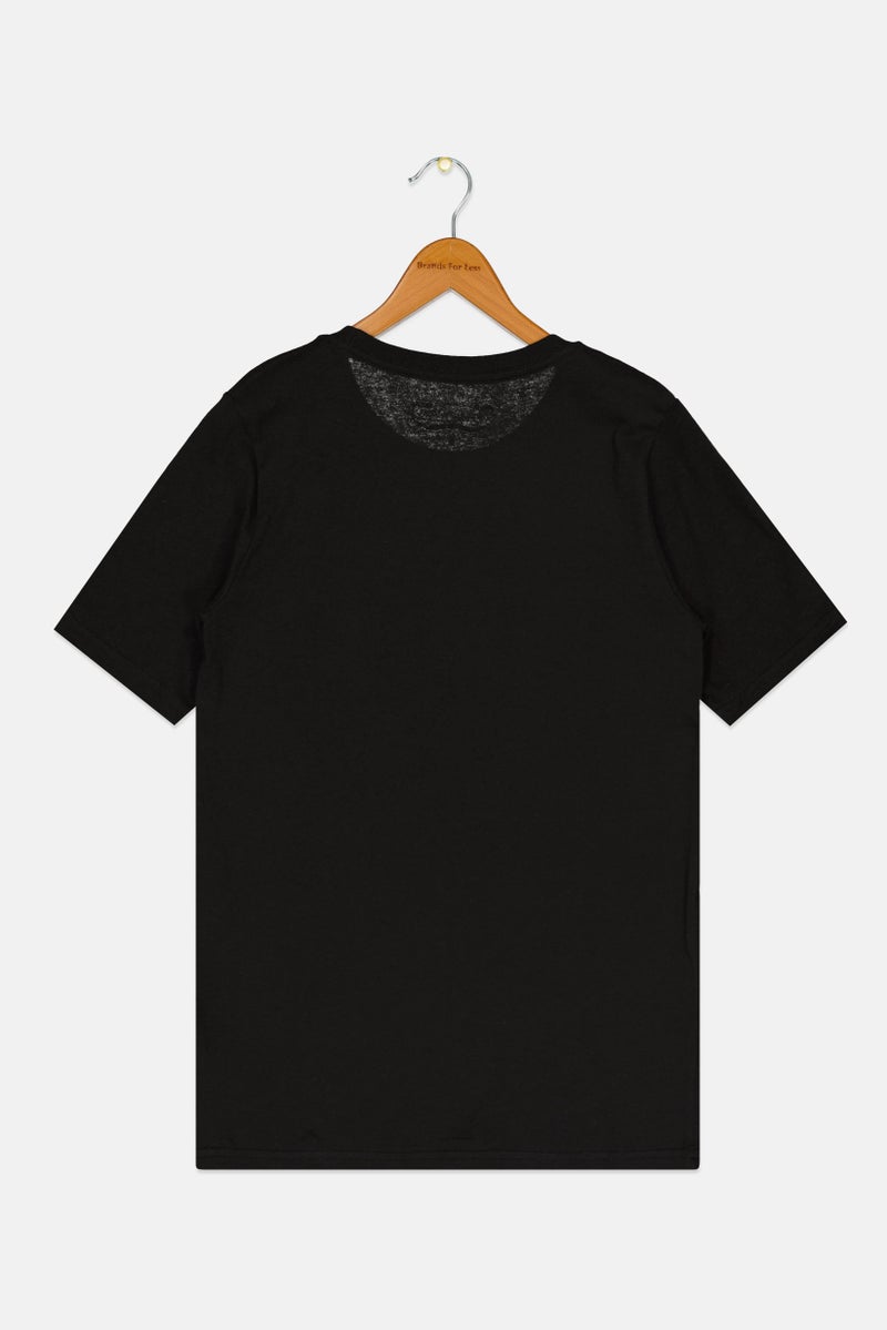 Mitchell & Ness Kids Boy Sportswear Fit Short Sleeves Basketball T-shirt, Black - Image 2