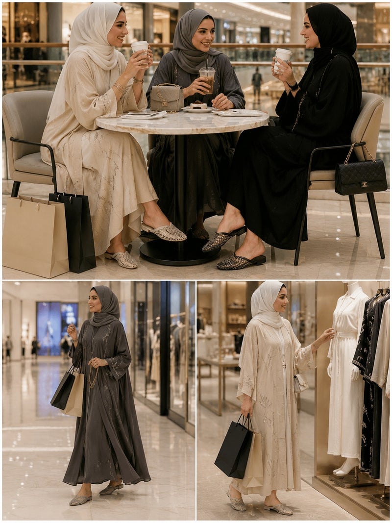 صندل نسائي شبكي مرصع بالكريستال بتصميم مول مسطح سهل الارتداء للتسوق والتجمعات والاستخدام اليومي - Image 3