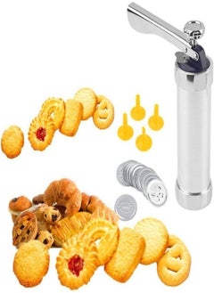 AKDC Drake Cookie Press Machine Biscuit Maker, Cake Making, Decorating Gun Kitchen Baking Pastry Tools Set (1-Silver)  - Image 4