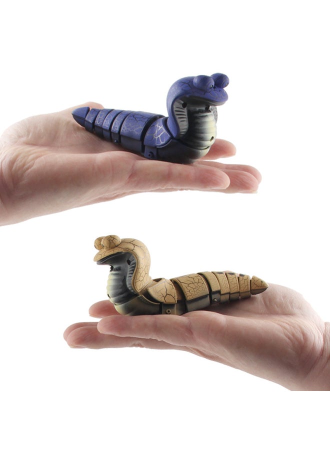 Exotic Infrared Remote Control Mini COBRA Electric Toy Simulation Children Animal Snake Model Toy-Color:7702 Purple 0.105kg  - Image 5