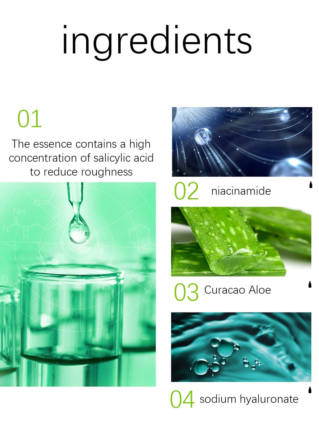 ZHENXIU Salicylic Acid Exquisite Essence, Moisturizing Hydrating