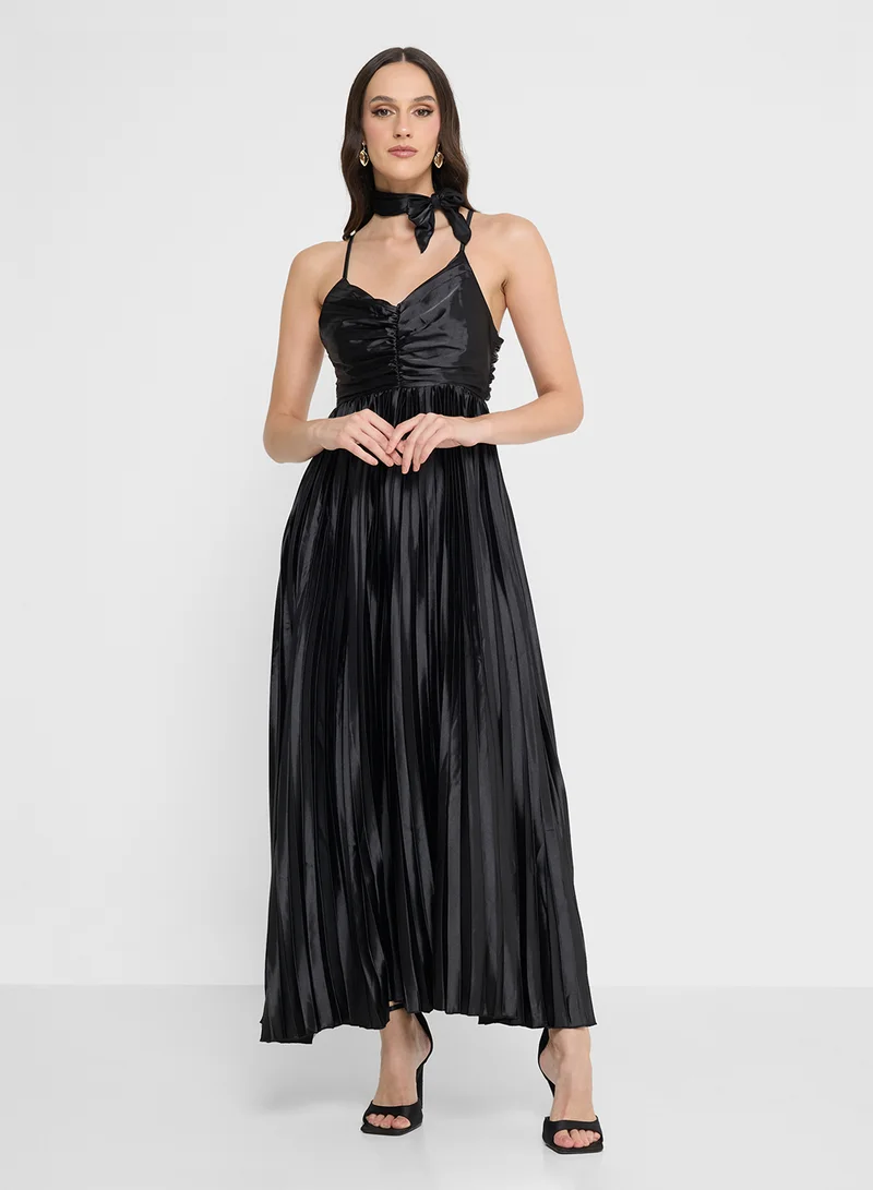 ايلا Pleated Strap Dres
