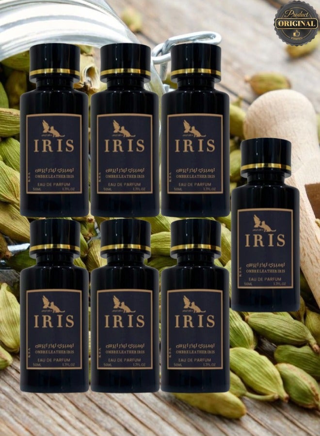 IRIS 7 Pieces Ombre Leather Iris Perfume 50ML - Image 1