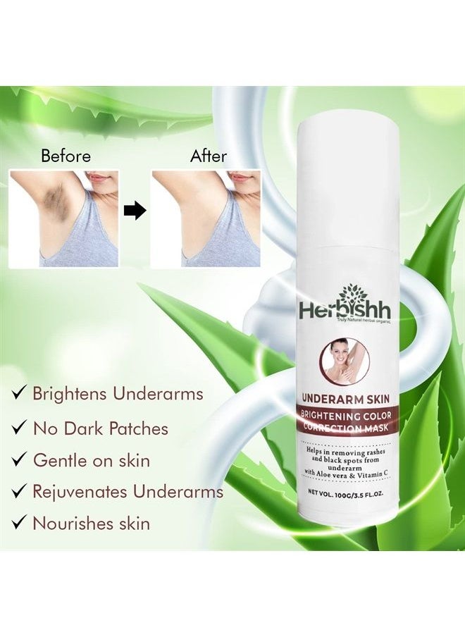 Underarm Cream, Dark Spot Corrector Cream, Nourishes Moisturizes Underarm, Neck, Knees, Elbows, Between Legs-100gm