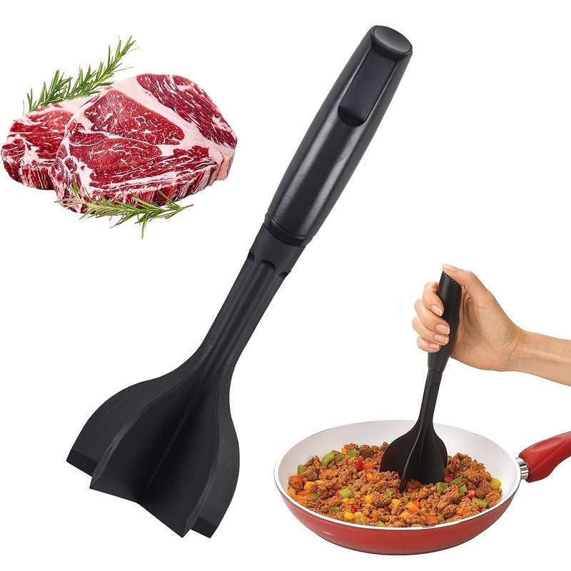 1 PC Manual Meat Grinder Stirring Meat Mallet Red Household Kitchen Tool Portable Easy to Operate Easy to Clean - Image 1
