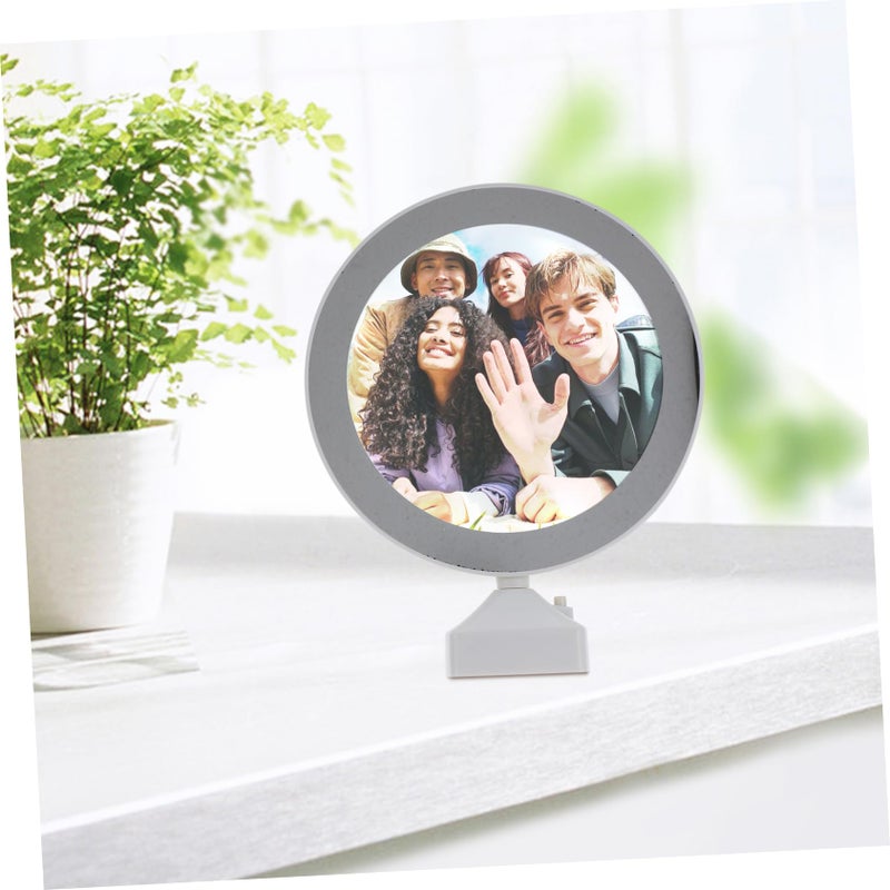 إطار صور LED متعدد الوظائف مع إضاءة لتزيين المنزل من البلاستيك - Image 5