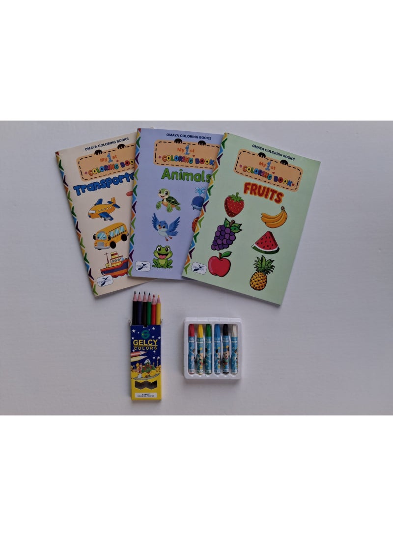 set of3  coloring books - Image 1