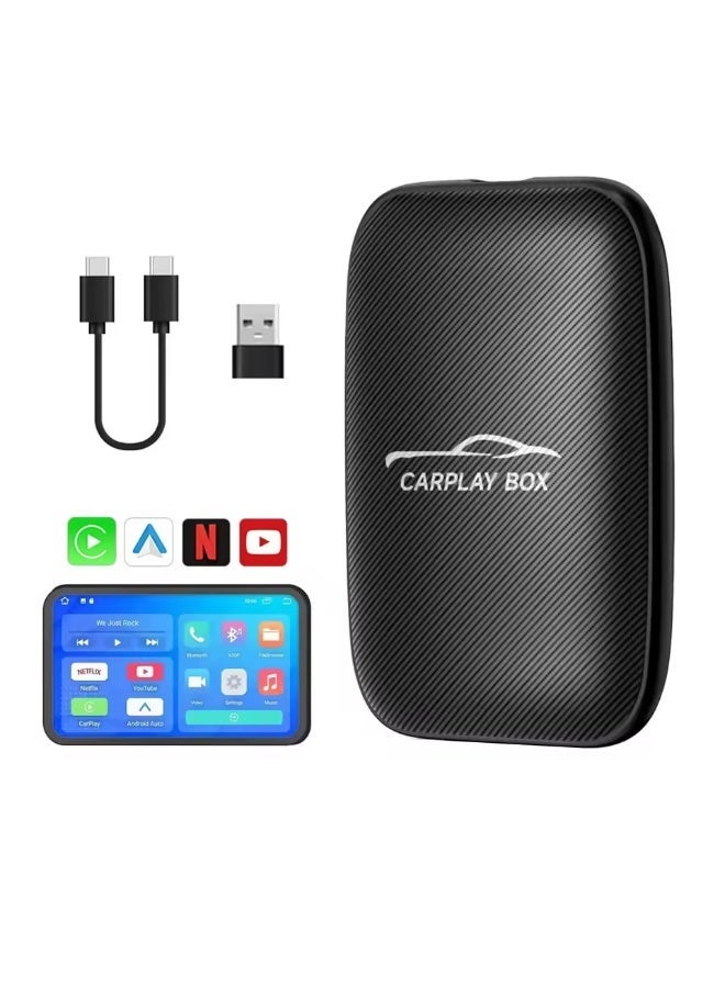 CP2B Wireless Carplay Ai Box Adapter with Android OS, RK3326 Chipset, 2GB RAM, 8GB Storage - Image 1
