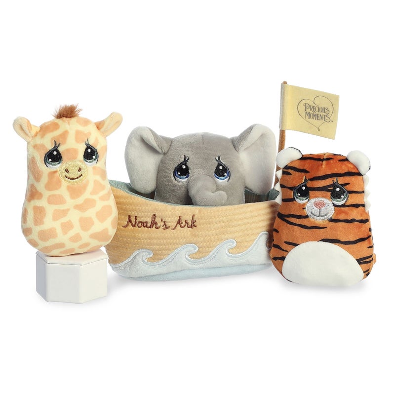 Aurora Inspirational Precious Moments Noah's Ark Playset Stuffed Animal - Cherished Memories - Enduring Comfort - Multicolor 6 Inches - Image 1