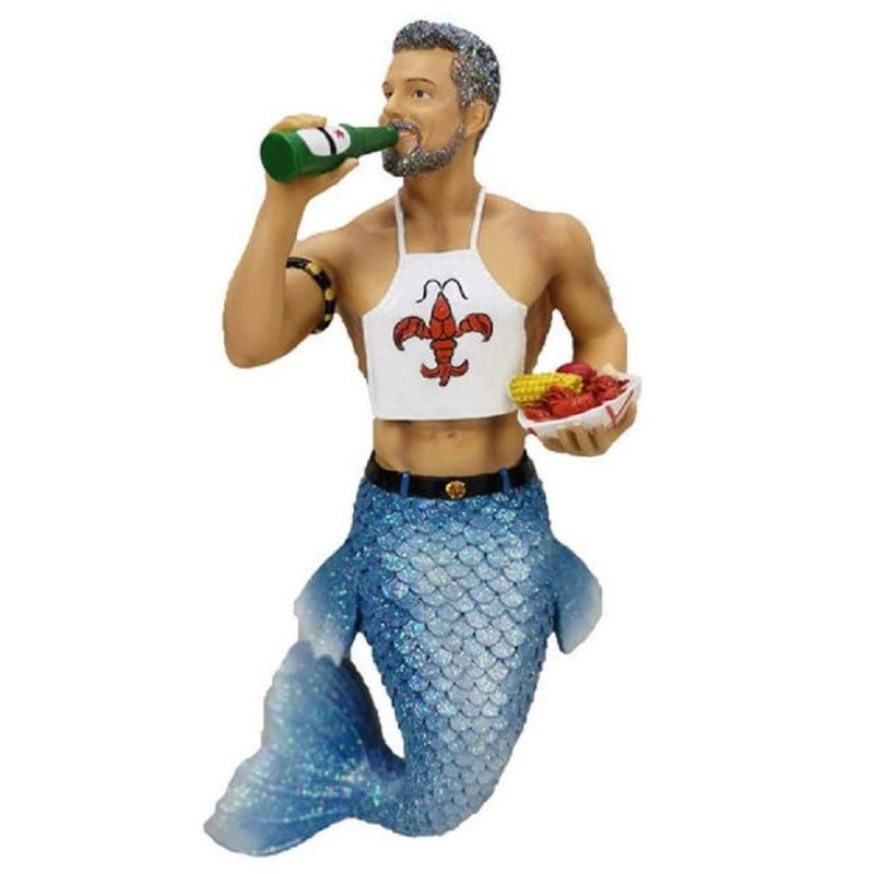 December Diamonds 55-55127 Merman Ornament Craw Daddy