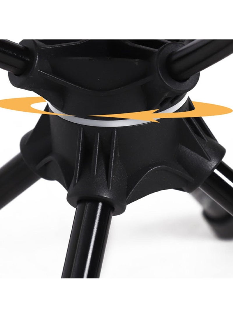 XiuWoo Rotatable Folding Camping Chair Beach Chair Non Slip Stable Seat Outdoor Moon Chair,360° Rotation, Portable Chair for Outdoor Hiking Fishing Picnic Sporting Events Camping Yard BBQ - Image 4