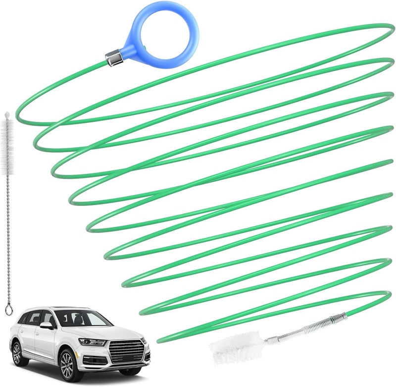 ecocstm Auto Sunroof Drain Cleaning Tool, 196 Inch Flexible Tube Cleaning Brush, Flexible Drain Brush Extra Long Pipe Cleaners for Car, Car Sunroof Drain Hole Cleaner for Drains, Sewers, Windshields - Image 1
