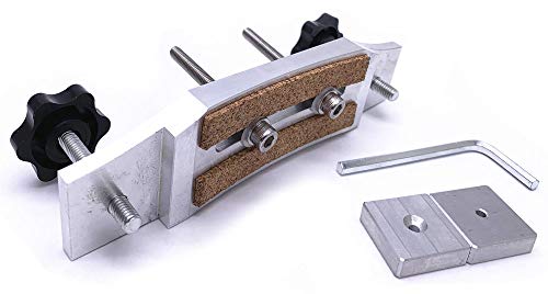 Jiayouy Aluminum alloy Guitar Bridge Clamp with 2pcs Gasket L-Wrench Set Guitars Accessory Luthier Tools Silver - Image 2