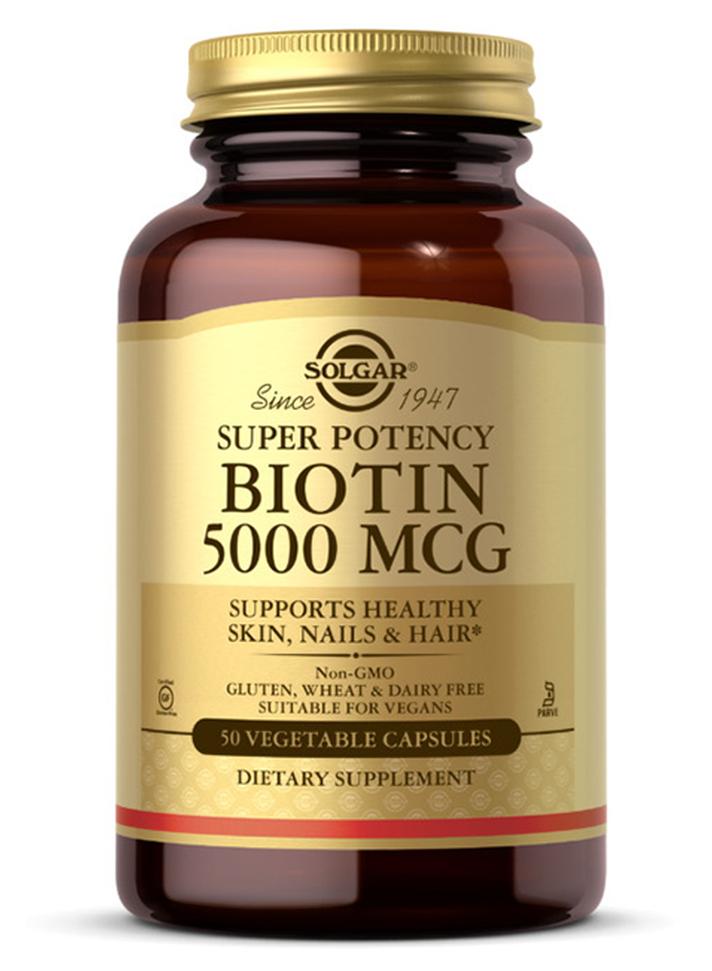 سولجر بيوتين فائق الفعالية 5000 ميكروجرام، 50 كبسولة نباتية - Image 1