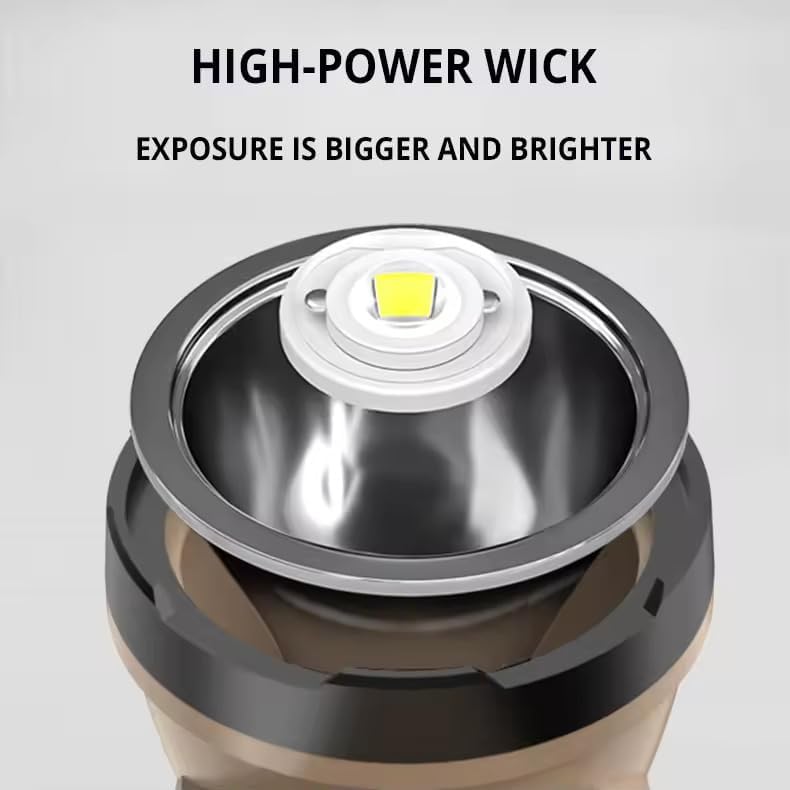 LEVGRY Outdoor Super Bright Portable Solar Hand Lamp COB Work Dual Source Camping Hiking Torch Bright Light Torch Rechargeable Camping Flashlight Solar Light - Image 3