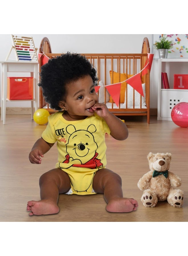 Disney Disney Mickey Mouse Lion King Winnie the Pooh Pixar Toy Story Baby 5 Pack Bodysuits  - Image 2