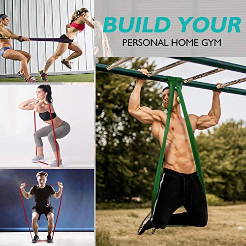 FASHNEX Resistance Bands, Pull Up Assist Exercise Band, Perfect for Mobility, Body Stretching, Home Workout, Fitness Training Loop Bands for Men & Women, Rubber - Image 3