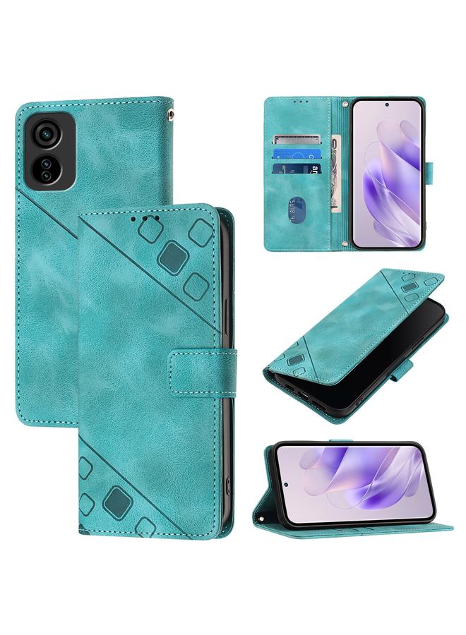 S-TOP Case For ltel A18 Skin Feel Embossed Leather Phone Case - Image 1