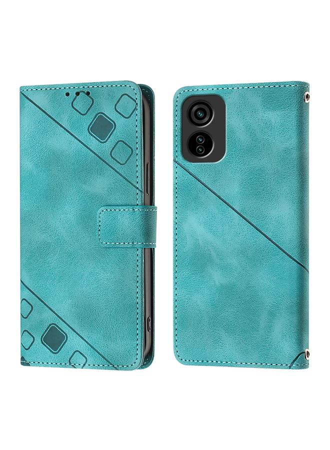 S-TOP Case For ltel A18 Skin Feel Embossed Leather Phone Case - Image 2