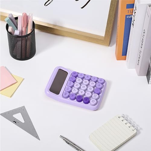 Mr. Pen- Mechanical Switch Calculator, 12 Digits, Large LCD Display, Purple Calculator Big Buttons - Image 5
