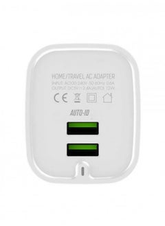 ZO7 DUAL USB Plug,  Dual Port USB Charger, Super Compact Wall Charger, Output for iPhone 16/16 Pro/16 Plus /16 Pro Max, 15/14/13/12 Series, iPad, Samsung, Huawei, Xiaomi and More  - Image 1