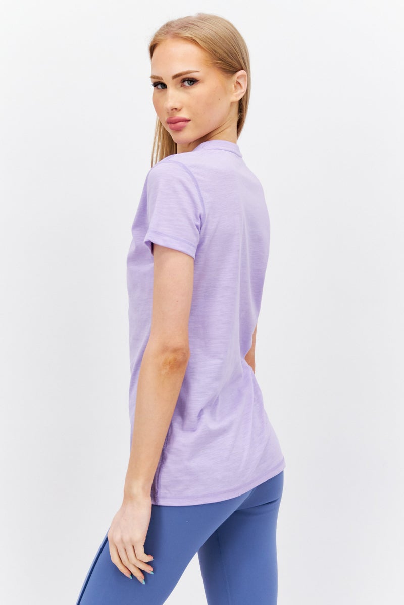 PUMA Women Sportswear Fit Short sleeve Running T-Shirt, Lavender - Image 2