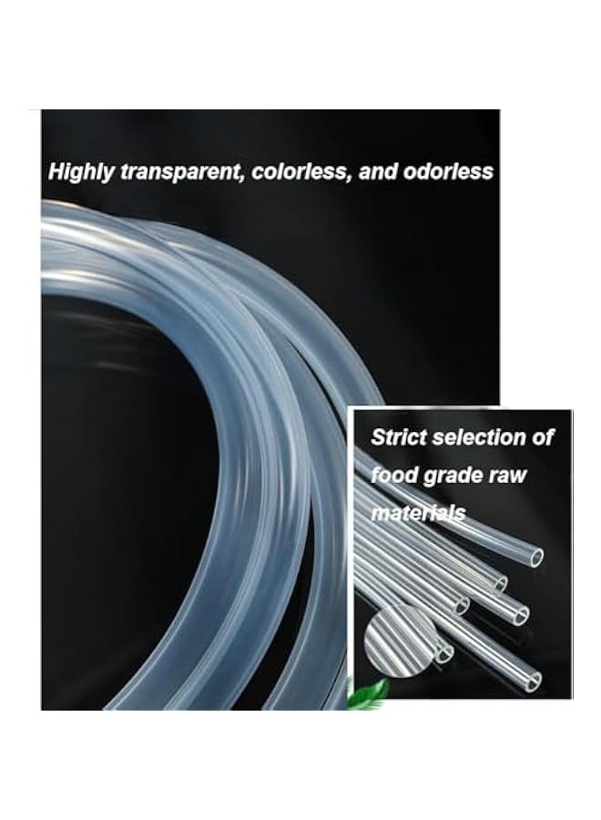 TRASSLE 5M Silicone Tube，Transparent Air Hose，PVC Transparent Tube，Suitable For Planting Water Tanks Water GunsAnd Irrigators - Image 3