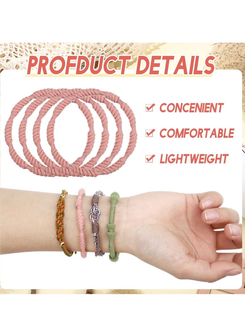 Excefore - Boho Hair Ties for Women, 40 PCS Hair Tie Bracelets, 10 Styles No Damage Elastic Hair Ties Bracelets, Cute Hair Holders Soft Hair Bands for Thick Hair, Pony Tails, Curly Hair, Thin Long Hair - Image 1