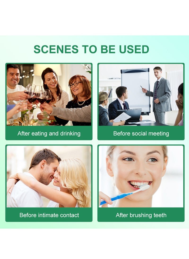 lakerain - Coconut & Mint Oil Pulling Mouthwash - 60ml Bad Breath Treatment for Adults. Remove Dry & Bad Mouth Smell, Ultra - Portable Fresh Breath Oil Serum - Image 1