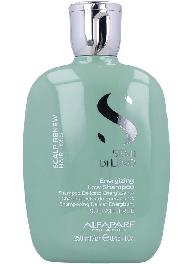 Alfaparf Milano Semi Di Lino Scalp Renew Energizing Low Shampoo, 250 Ml - Image 1