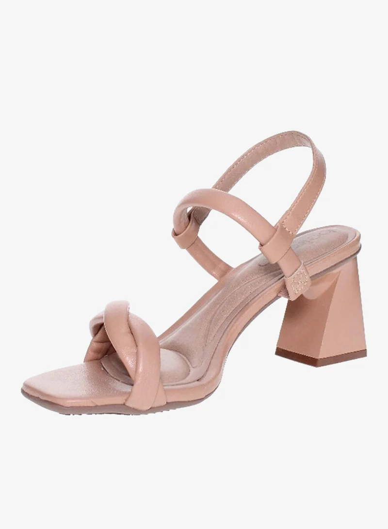 Beira Rio Beige High Heels Sandals with Back Strap – Elegant sling Back Heels for Girls & Ladies for Women | Best Price UAE