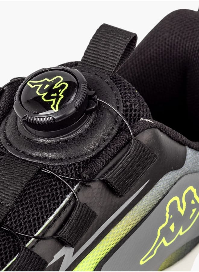 Kappa Boys Panelled Sports Shoes With Rotating Buckle  - Image 4