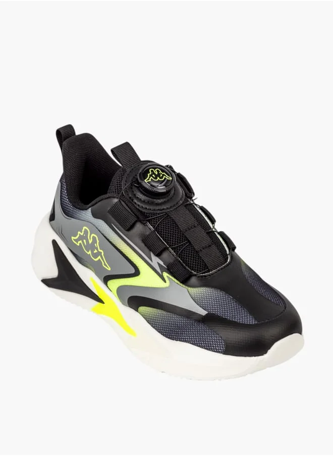 كابا Boys Panelled Sports Shoes With Rotating Buckle