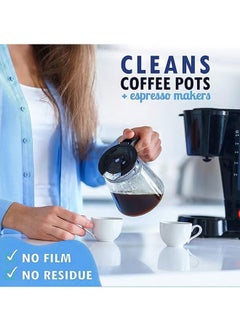 oradess Espresso Machine Cleaning Tablets，Automatic Coffee Maker Cleaner Descaler Coffee Grinder Descaling Solution 8 count  - Image 3