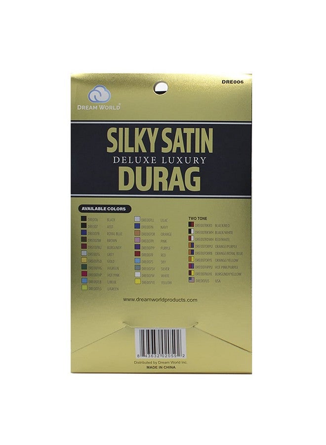 Dream Ream Deluxe Durag Smooth & Thick Black - Image 1