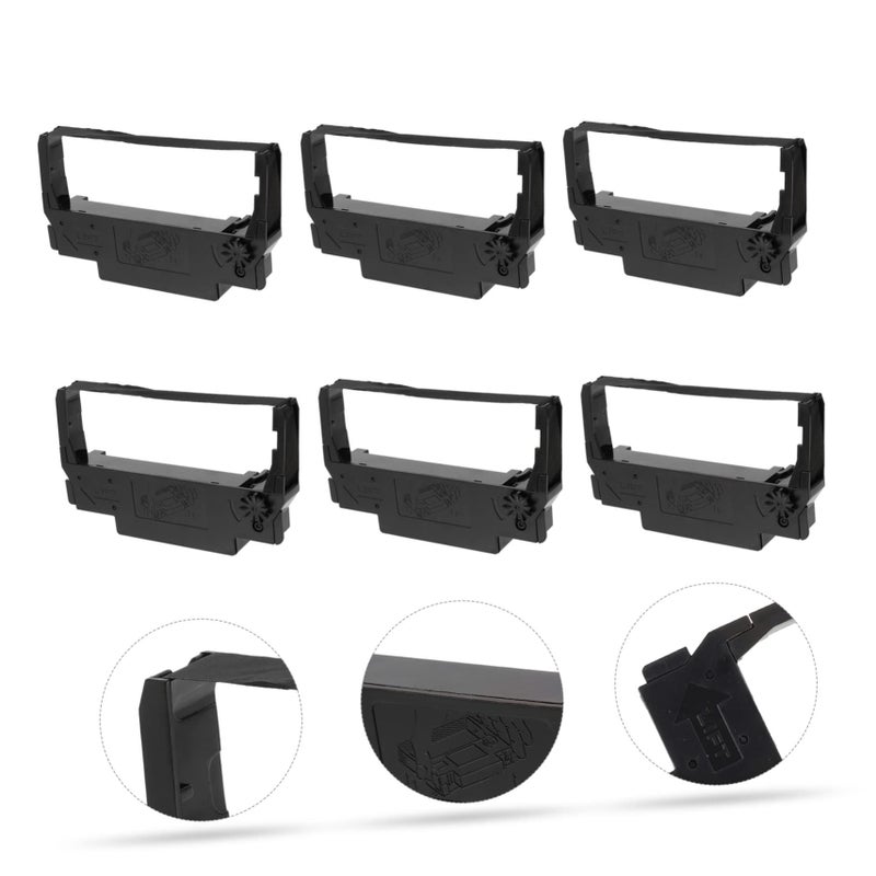 Purple 13X8CM Cash Register Ink Ribbon 10pcs Replacement for Receipts and Invoices - Image 4