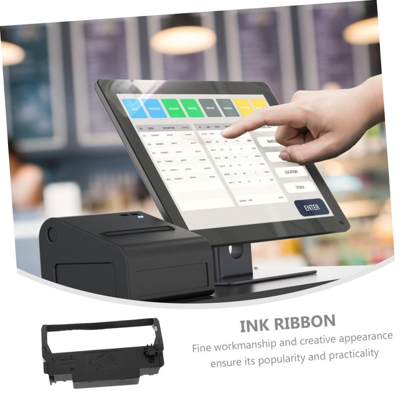 Purple 13X8CM Cash Register Ink Ribbon 10pcs Replacement for Receipts and Invoices - Image 3