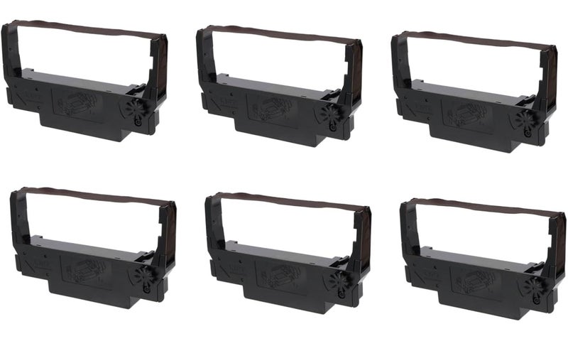 Purple 13X8CM Cash Register Ink Ribbon 10pcs Replacement for Receipts and Invoices - Image 1