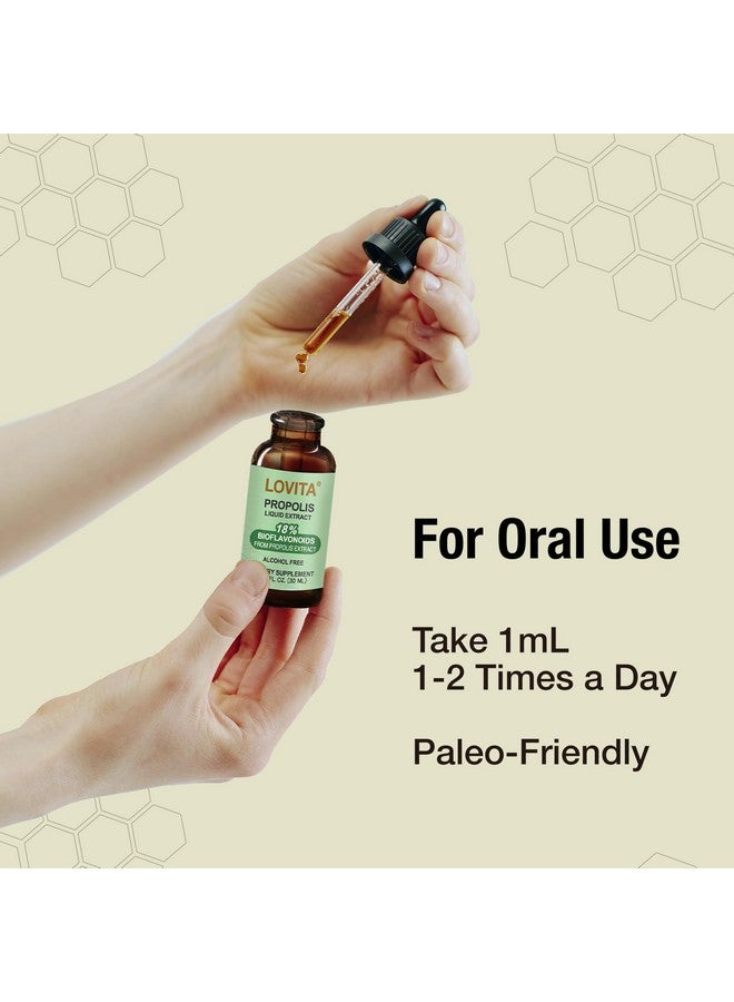 Lovita Bee Propolis 500 mg Liquid Extract | 5:1 Propolis Extract | Alcohol Free | Immune Support | 1 Fl Oz - Image 3