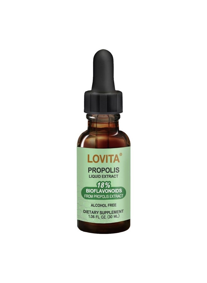 Lovita Bee Propolis 500 mg Liquid Extract | 5:1 Propolis Extract | Alcohol Free | Immune Support | 1 Fl Oz - Image 1