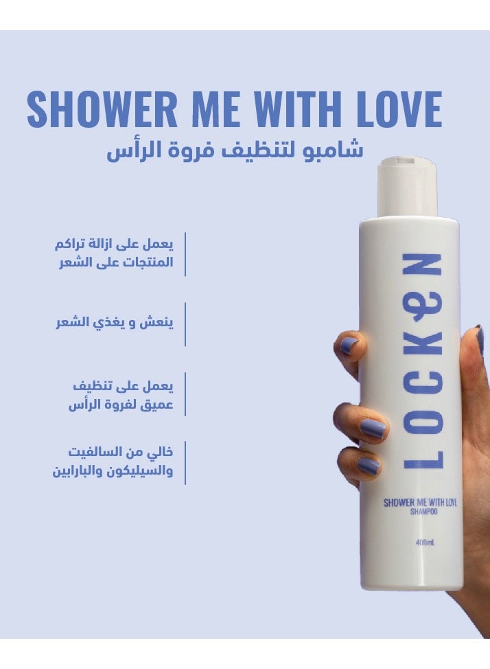 LOCKEN SHAMPOO - Clarify & Replenish - Sulfate, Paraben Free (400ml) - Image 4