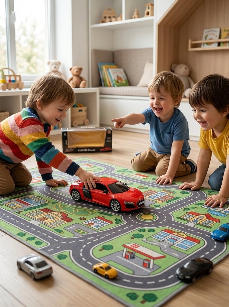 BOWA Audi Remote Control Car for Kids - Licensed Realistic RC Replica, Sleek Premium Design, Rechargeable Battery, High-Speed Performance | RC Toy Vehicle for Boys & Girls Ages 6+ | Best Gift Idea - Image 1
