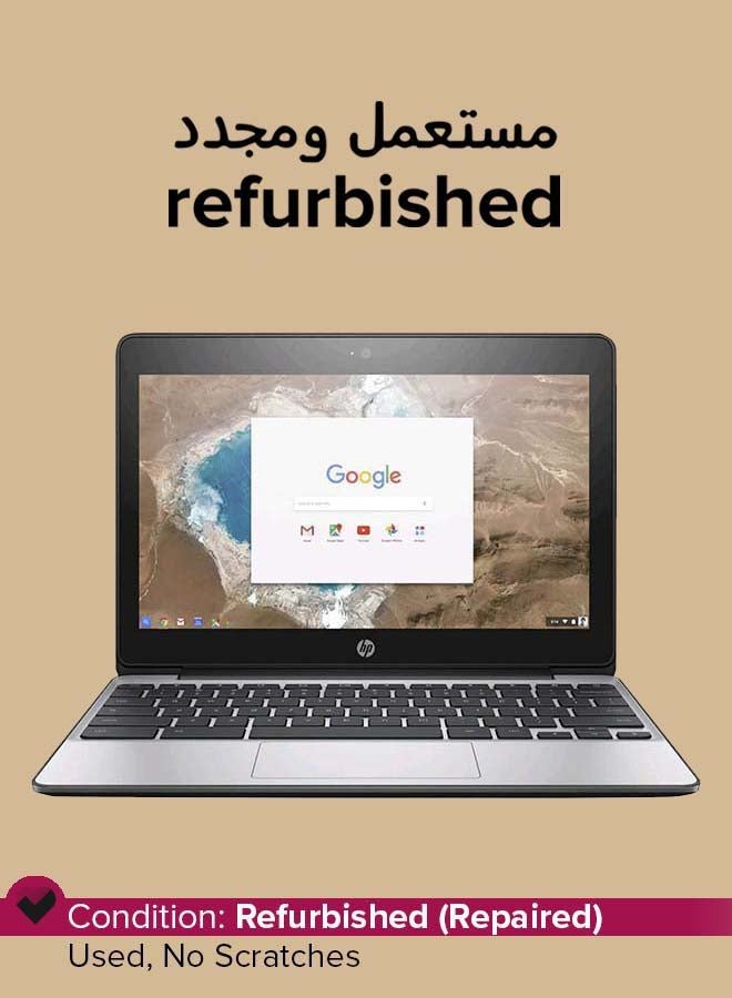 HP مجدد - لابتوب كروم بوك G5 بشاشة 14 بوصة، مع معالج إنتل سيليرون/4 جيجابايت رام/32 جيجابايت EMMC/نظام كروم OS - Image 1