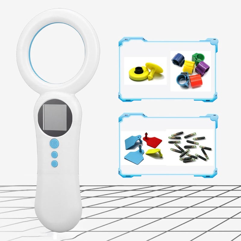 Luocute Multifunction BT Microchip Scanner, Pet Microchip Reader with Latest Operating System, 500 Records Data History Locally Available or Upload to PC Cell Phone PAD - Image 3